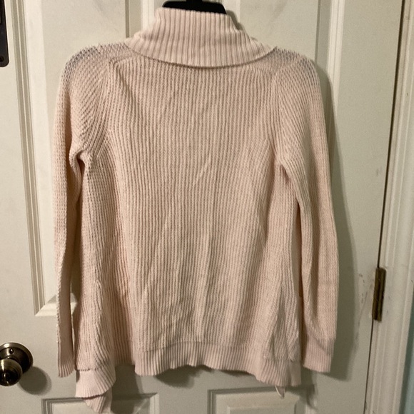 Gorgeous Cream Colored Express Cardigan Sweater XS S Shawl Collar Ribbed - Picture 3 of 11